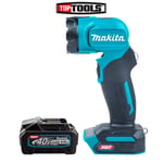 Makita ML001G 40v Max XGT Cordless LED Flashlight Torch With 1 x 4Ah Battery