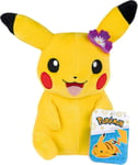 Jazwares Pokemon Pikachu Sun Flower Plush ~20cm