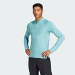 adidas Gym+ Training 3-Stripes 1/4-Zip Long Sleeve Long-Sleeve Top Men