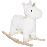 Atmosphera - Cheval à bascule licorne multicolore H55cm créateur d'intérieur