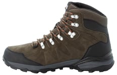 Jack Wolfskin Men's Refugio Texapore Mid M Walking Shoe, Khaki Phantom, 9.5 UK