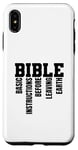 Coque pour iPhone XS Max INSTRUCTIONS DE BASE AVANT DE QUITTER LA TERRE - B.I.B.L.E