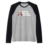 America will fear God Again Make America Godly Again Raglan Baseball Tee