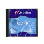 Verbatim Datalife Cd R Jewel Case 80min/700MB High Speed Long Archival Life