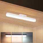 Led Applique Murale dimmable à batterie avec détecteur de mouvement 24 cm luminaire sous-meuble pour cuisine, éclairage intérieur de placard sans fil