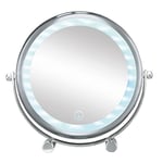 Kleine Wolke Bright Shorty Autonome Rond Chrome – Miroir (LED)