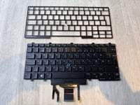 Dell Latitude E5450 E5470 E7450 E7470 Tangentbord keyboard (04PTC5 / CN-04PTC5) ink. ram