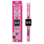 LEXIBOOK DMW060BB Barbie Digital Watch, 12-Hour or 24-Hour time Display, Pink