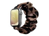 Laut Pop Loop, Rem, Smartwatch, Svart, Brun, Apple, Apple Watch Series 1-8 & Se & Ultra, Leopard