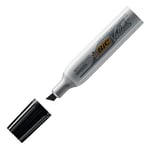 Bic Velleda 1781 - marqueur effacable à sec corps métal pointe biseautée noir