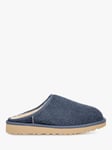 UGG Classic Slip On Shaggy Slippers, Blue