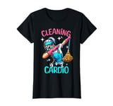 Cleaning Cardio Cleaning Lady T-Shirt