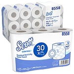 Scott Control Toilet Tissue 3 Ply 8558 30 Rolls of 300 Sheets