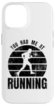 Coque pour iPhone 14 Passionné de course à pied Triathlète Marathon