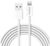 Moobio flettet USB-A til Lightning-kabel - 2 meter