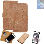 FOR HTC Wildfire E3 Lite SMARTPHONE CASE COVER WALLETCASE CORK