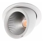 SG Armaturen Exclusive Midi Downlight Hvit, 4000K, 26W, DALI - 3204562