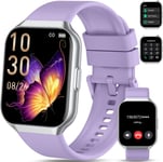 Montre Connect??E Homme Femme Avec Appel Bluetooth, 1.96"" Smartwatch Avec 110+ Modes Sportifs, Etanche Ip68 Montre Connect??E Sport Avec Podometre/Cardio/Moniteur De Sommeil Pour Ios/Android