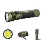 OLIGHT Seeker 4 Pro LED Rechargeable Lampe de Poche 4600 Lumens Portée 260 Mètres Ultra Puissante Militaire Lampe Torche 5 Modes d'éclairage IPX8 Étanche Flashlight LED Militaire pour et Sauvetage etc