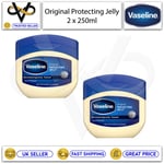2 x 250 Vaseline Original Petroleum Jelly 3 x Purified For All Types Of Skin