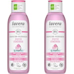 lavera Douche Soin Douceur - Cosmétiques naturels - végan - certifié - gel douche - Avec rose sauvage bio et coton bio - Formules biodégradables sans huiles minérales - 250ml (Lot de 2)