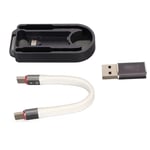 USB C Kabel Hane Till Hane PD 100W Snabbladdning 40Gbps 13,2 cm Lång Flexibel USB C Laddningskabel med Typ A Adapterfodral