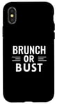 Coque pour iPhone X/XS Funny Brunch Lover Brunch Eater Brunch or Bust