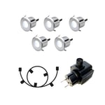 5-pack Terra altanbelysning 5 x 0,5W - LightsOn