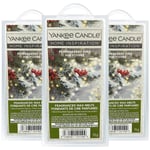 Yankee Candle Wax Melts Scented Home Room Fragrance Pepperberry Pine 75g x3