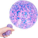 Stressbollar, Squishy Ball (Lila), Klämboll, Fidgetleksaker Anti Stressboll, Klämboll Stress Ångestlindring Dekompressionsboll Leksak för äldre barn