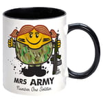 Army Mug - Ideal Gift for Number One Soldier Armed Forces Present for Her