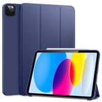 Case för Apple iPad 5:e 6:e 7:e 8:e 9:e 10:e generationen Magnetic Flip Smart Cover för iPad 9.7 10.2 2019 2020 2021 2022 iPad 6th 9.7 2018 Blue Soft Shell