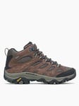 Merrell Men's Moab 3 Mid Goretex Waterproof Boots - Brown, Brown, Size 10, Men