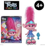 Les Trolls 2 Tournée Mondiale de DreamWorks - Poupée Poppy Cheveux dansants