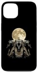 Coque pour iPhone 13 Pharaon King Tut Lune hurlante égyptienne