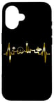 Coque pour iPhone 16 Las Vegas Silhouette Battement Coeur J'adore Las Vegas