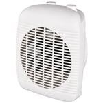 Electric Fan Heater with 3 Heat Settings & Adjustable Thermostat 2kW