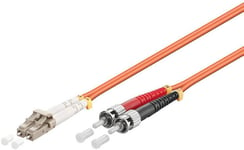 MicroConnect nettverkskabel - 25 m - oransje