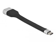 Delock FPC litteä nauhakaapeli USB Type-C - HDMI (DP Alt Mode) 4K 60 Hz 14 cm