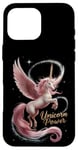 Coque pour iPhone 16 Pro Max Adorable licorne magique pour fille