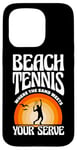 iPhone 15 Pro Beach Tennis Where The Sand Meets Your Serve Case