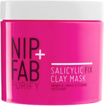 Nip + Fab Salicylic Fix Face Clay Mask 170 ml, Pink Clay Mask for Congested Ski