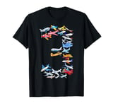 Boys Three 3rd Birthday Party Airplane For 3 Year Old Kids T-Shirt