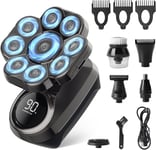 9D  Upgraded  Electric  Head  Shavers  for  Men ,  IPX7  Waterproof  Head  Shave