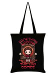 Mio Moon Tote Bag Something Wiccan This Way Comes Black 38x42cm