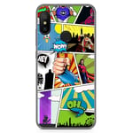 Housse En Gel TPU Pour XIAOMI REDMI 6 PRO / Mi A2 LITE Design Comic Dessins