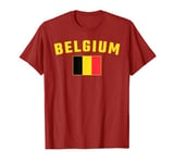 BELGIUM & Belgian Flag, Men, Women, Kids 2022 Football T-Shirt