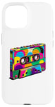 Coque pour iPhone 15 Lecteur de Cassette Musique Magnétophone