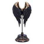 Nemesis Now Dark Angel Gothic Fallen Fae Wing Figurine, Black, 26cm