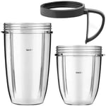 Cup Mug Jug Handle for NUTRIBULLET Blender Juicer 600W 900W 18oz 500ml 24oz 700L